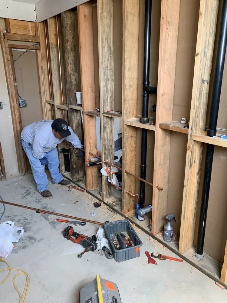 Commercial rough-in plumbing for Gas Line Repair in Casstown